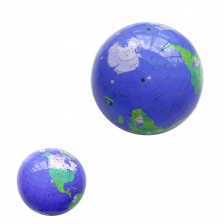 PVC 18in Inflatable Round World Globe Beach Ball Toy Learning